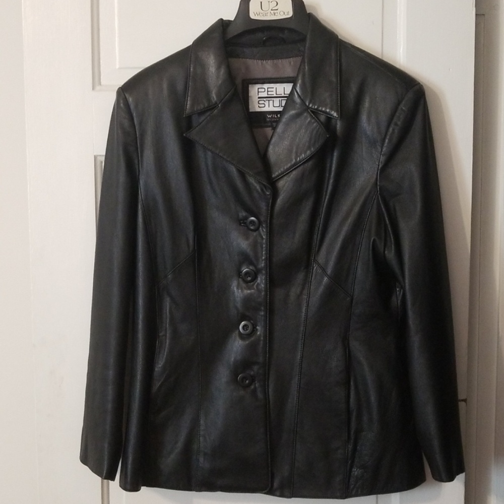 Black Wilson's Leather Jacket